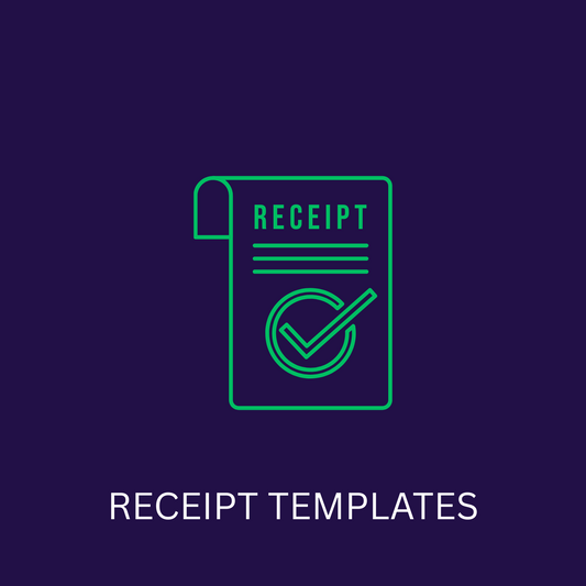 RECEIPT TEMPLATES